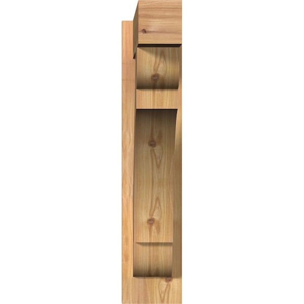 Olympic Block Smooth Outlooker, Western Red Cedar, 5 1/2W X 22D X 26H